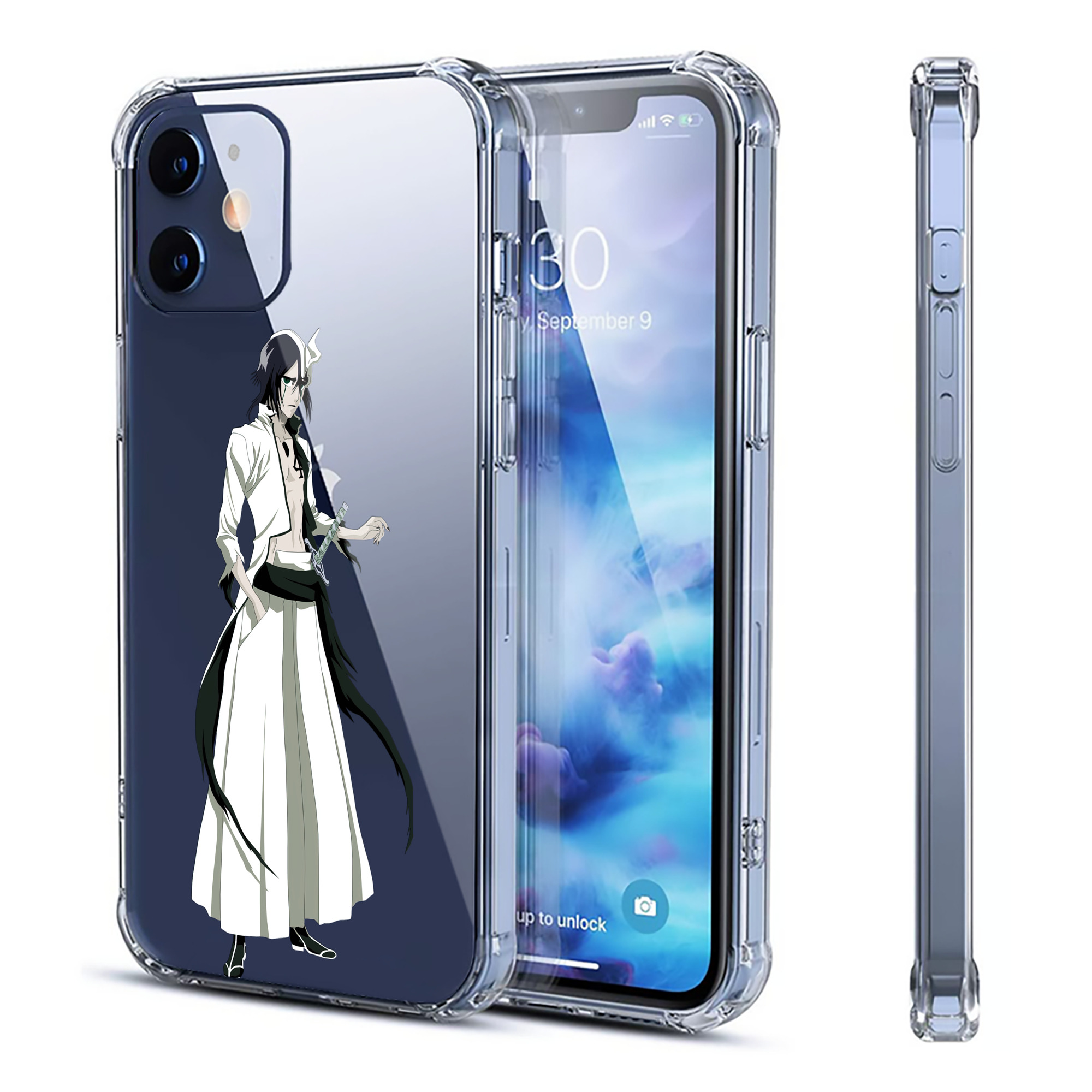 （画像用） ブリーチ ウルキオラ·シファー BLEACH Ulquiorra cifer 【iPhone 12シリーズ対応】透明スマホケース（クリアソフトケース）